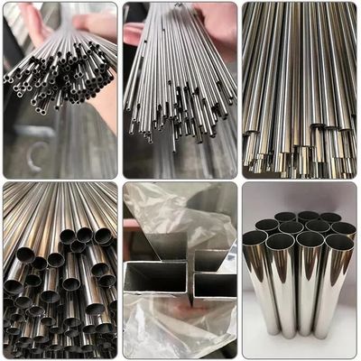 Mirror Hairline Seamless Stainless Steel Pipe 6mm 310S 347H 1.4835 1.4571